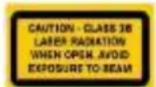 BeamZ Light Package 2 - LASER SAFETY LABEL REPRODUCTIONS - 1