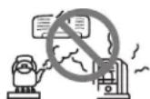 HITACHI RAS-E14HB - CAUTION - 1