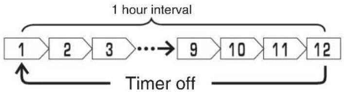 HITACHI RAC-20PECI - OFF OFF TIME setting - 1