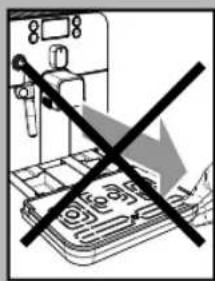 Diagram showing a crossed-out device with a diagonal line and label '8' pointing to it, indicating no readable text or symbols.