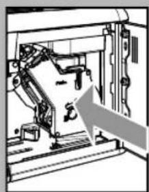 Technical line drawing of a mechanical assembly with no visible text or symbols