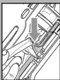 Mechanical assembly diagram showing a piston and crankshaft mechanism (no text or labels)
