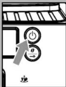 Diagram showing a door with directional buttons and an arrow pointing to the left button, likely indicating a control or operation.