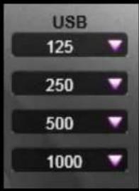 USB 125 250 500 1000