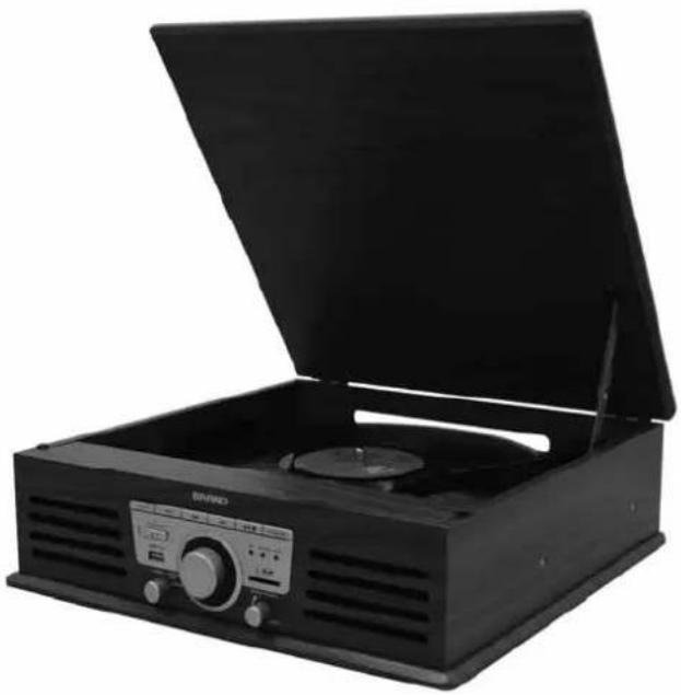 BIGBEN INTERACTIVE TD94 - DRAAITAFELSPELER MET STEREORADIO EN USB/SD-CODERING - 1