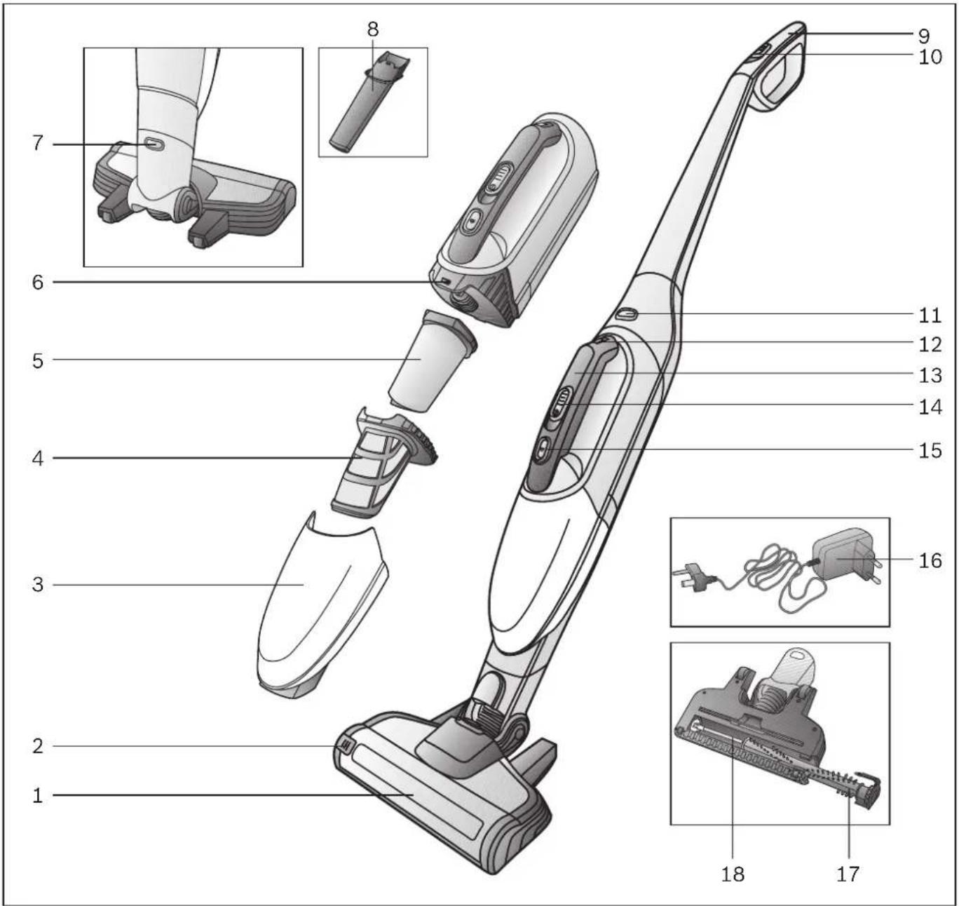 BOSCH Readyy'y BBH22041 - Het accupack afvoeren - 1