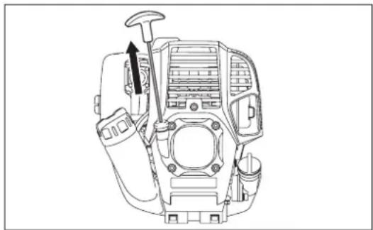 MAKITA EX2650LHM - 5) Operação de aquecimento - 2
