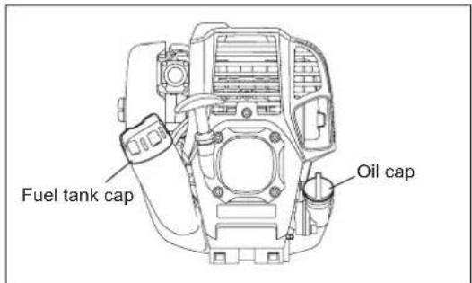 Fuel tank cap Oil cap