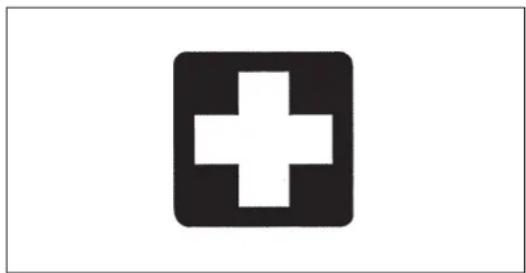 Simple black plus sign inside a square (no text or symbols)