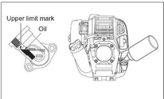Upper limit mark Oil