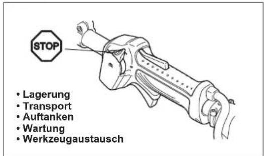 MAKITA EX2650LHM - RÉGLAGE DE LA ROTATION A BAS RÉGIME (RALENTI) - 6