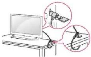 LG 43UF6409 - Utilizzo del sistema di sicurezza kensington - 1