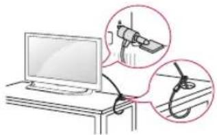 LG 43UF6409 - Het kensington-veiligheidssysteem gebruiken - 1