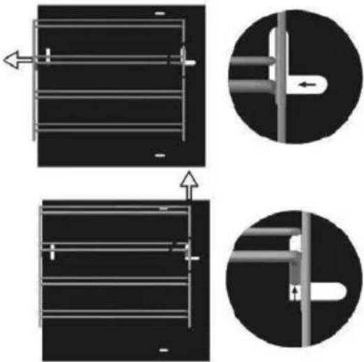 Meireles MF 7606 X - REMOVING THE OVEN'S SIDE RAILS - 2