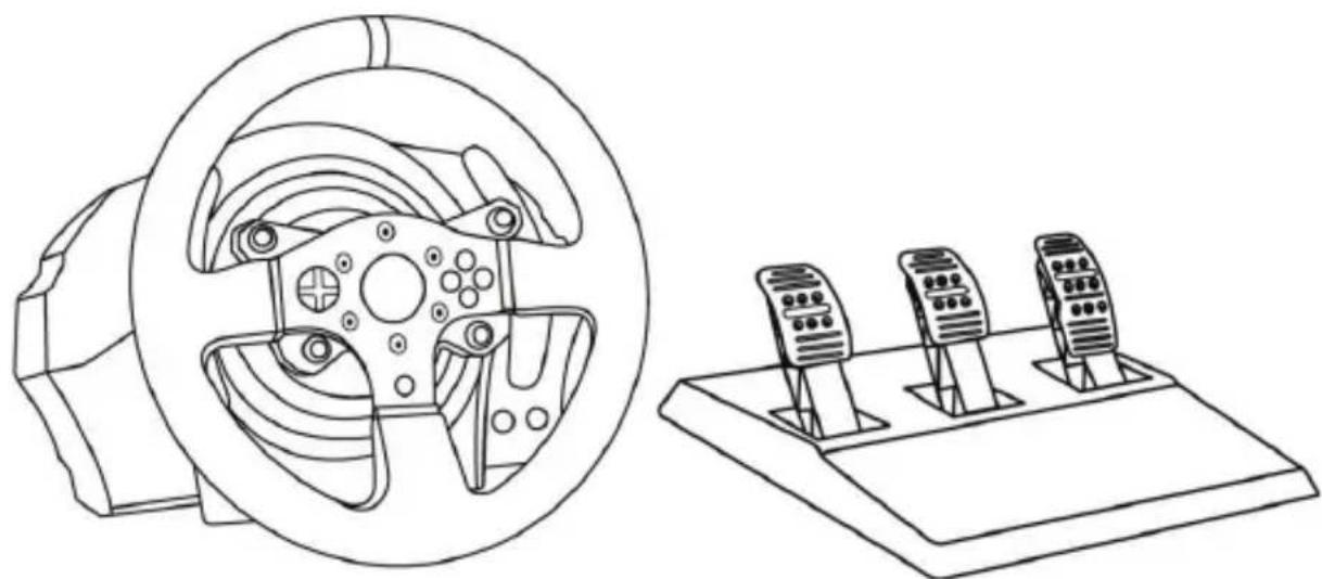 THRUSTMASTER T150 Ferrari Wheel Force Feedback - Benutzerhandbuch - 1