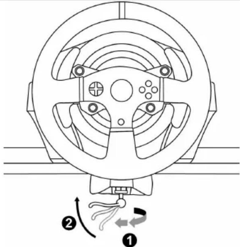 THRUSTMASTER T150 Ferrari Wheel Force Feedback - Fixer le volant sur une table ou un bureau - 2