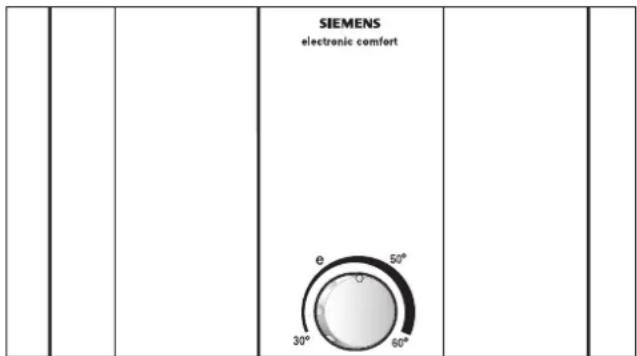 SIEMENS DE4152427 - Douchetemperatuur kiezen - 1