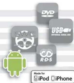 DVD U-CD VOD SWC Universal Digital Drive RDS Made for iPod iPhone