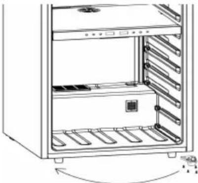 Sonnenkönig CAVA 102 MONO - Inversione dello sportello - 4