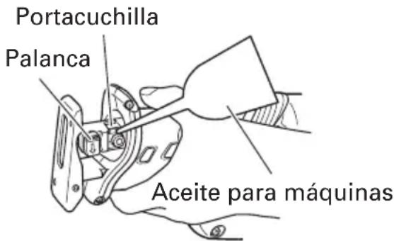 Portacuchilla Palanca Aceite para máquinas