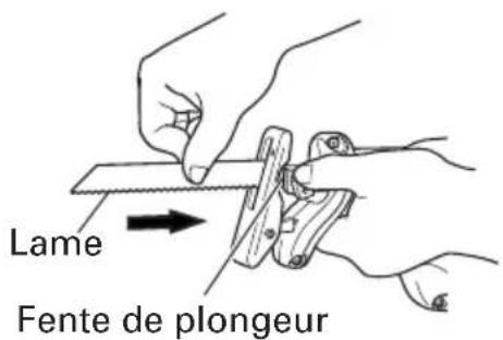 Lame Fente de plongeur