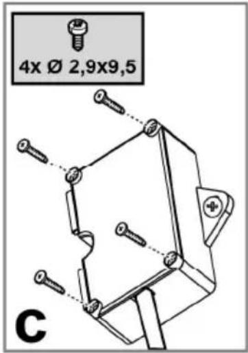 4x Ø 2.9x9.5 C