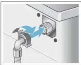 BOSCH Serie 6 WAQ24363FF - Raccordement à l'eau froide - 2