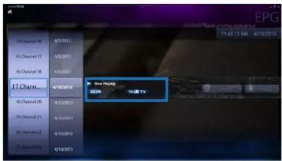 14 Channel 16 4/07/2013 15 Channel 17 4/08/2013 16 Channel 18 4/10/2013 17 Channel... 4/10/2013 Sun Buying 20:30 14:30 TV 14 Channel 20 4/12/2013 15 Channel 21 4/12/2013 16 Channel 22 4/13/2013 17 Channel 23 4/14/2013