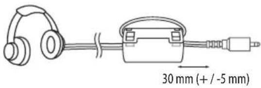 30 mm (+ / -5 mm)