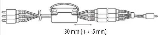 30 mm (+ / -5 mm)