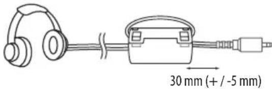 30 mm (+ / -5 mm)