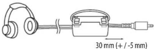 30 mm (+ / -5 mm)