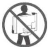 LG 32LX330C - Lifting and moving the TV - 1