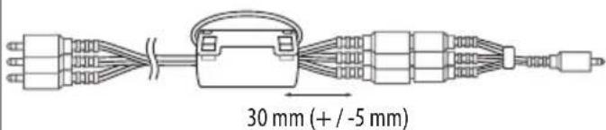 30 mm (+ / -5 mm)