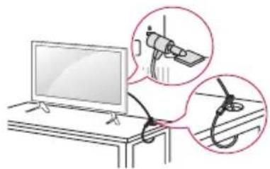 LG 49LX310C - Uso del sistema de seguridad Kensington - 1