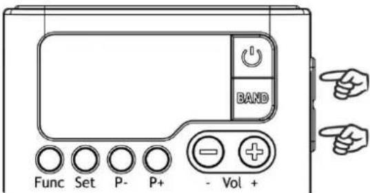 Sunstech RPDS10 - SYNTONISATION MANUELLE - 1