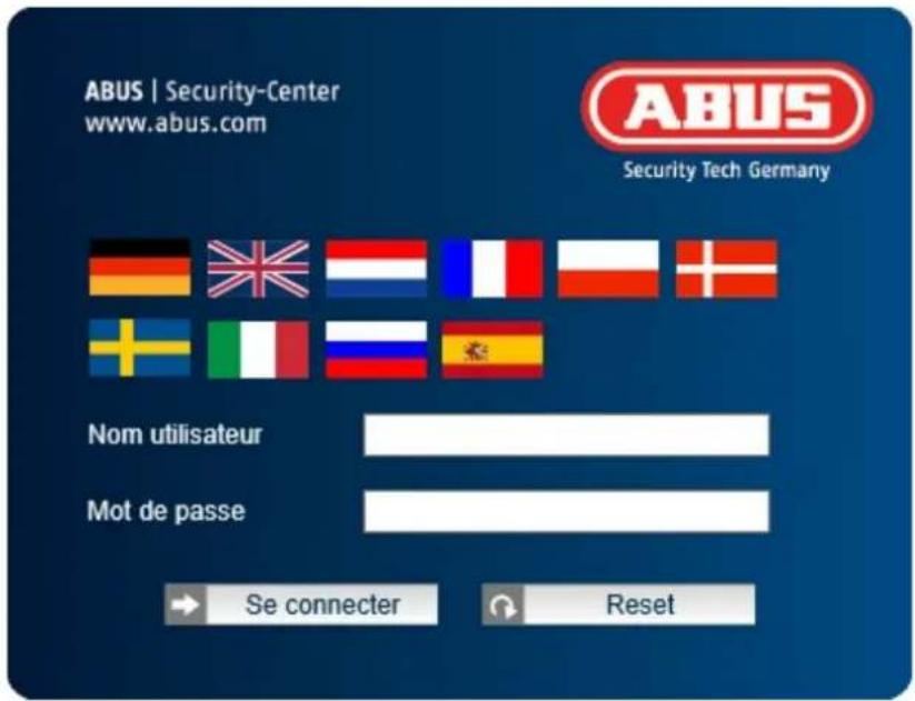 ABUS | Security-Center www.abus.com ABUS Security Tech Germany Nom utilisateur Mot de passe Se connecter Reset