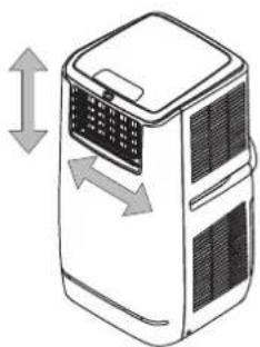 TROTEC PAC 3200 E - Opening the ventilation flaps - 1