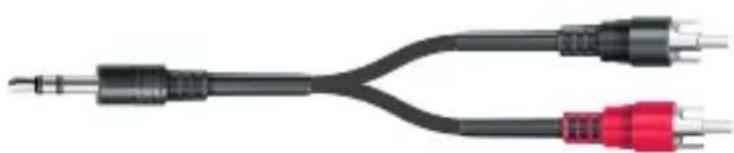 ALECTO MPA-85BT - AANSLUITKABEL VOOR EXTERNE MP3-SPELER OF TELEFOON: - 1