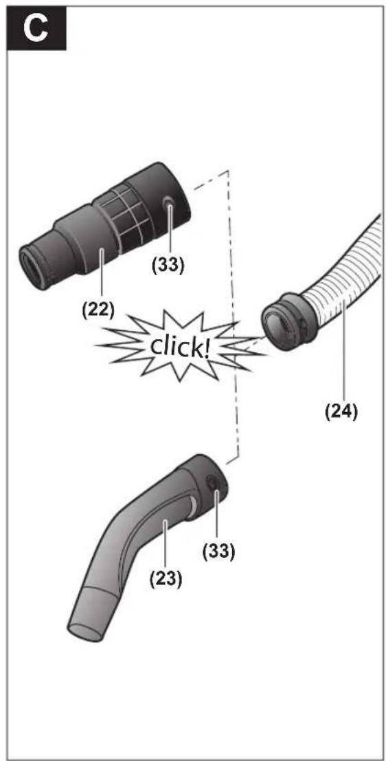 C (33) (22) click! (24) (33) (23)