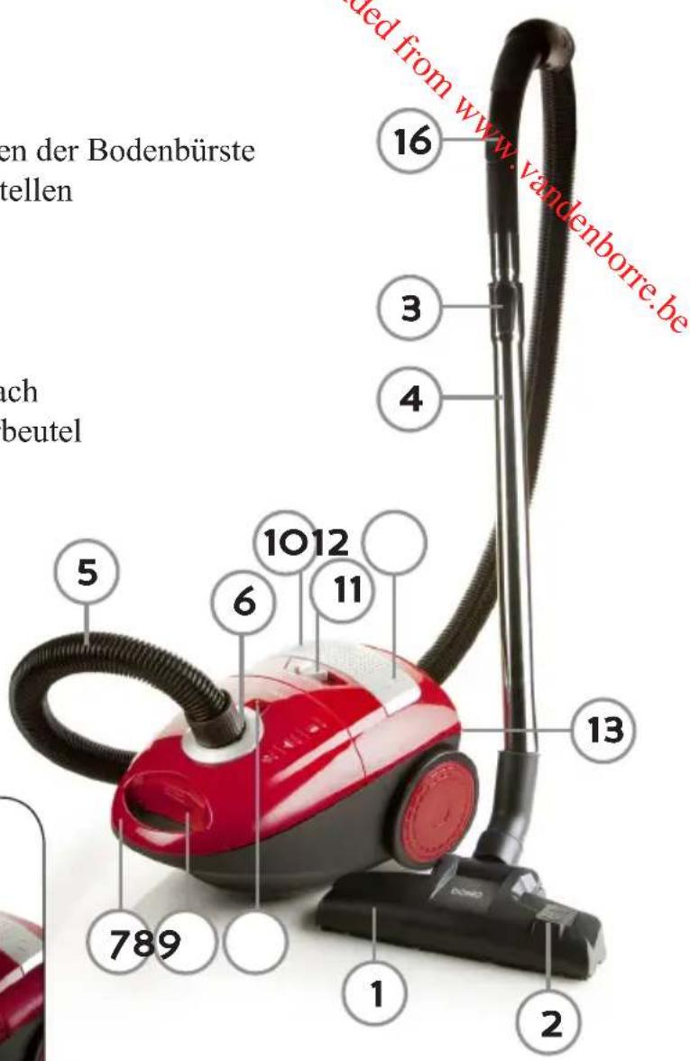 den der Bodenbürste stellen uch beutel 789 1012 6 11 13 1 2 3 4 16 ded from www.vandenborre.be