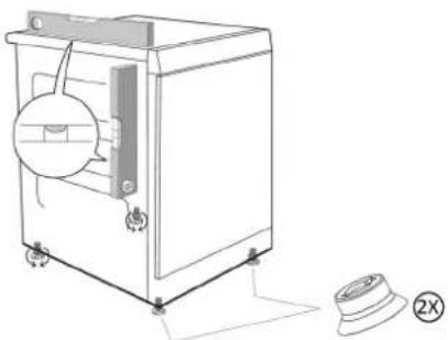 ASKO T756HP - Pesutornin asentaminen: - 4