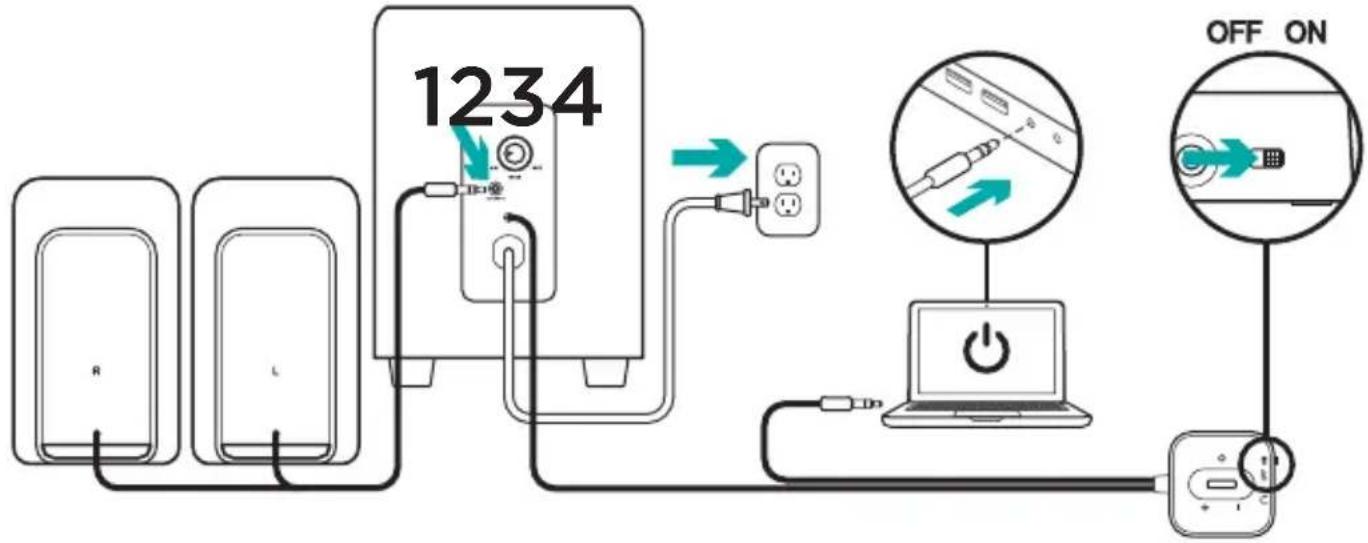 graph TD A["R"] --> B["1234"] C["L"] --> B B --> D["Power Supply"] D --> E["Switch"] E --> F["Off/ON Interface"] F --> G["Power Switch"] G --> H["Switch"] H --> I["Power Switch"] style B fill:#f9f,stroke:#333 style F fill:#ccf,stroke:#333 style I fill:#cfc,stroke:#333