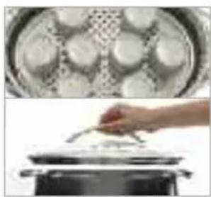 MAGIMIX Steamer - POSITION 60°C MAINTIEN AU CHAUD / RECHAUFFAGE - 6