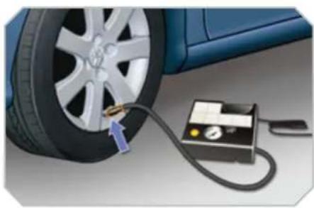 PEUGEOT 308 (2010) - Utilisation du kit - 4