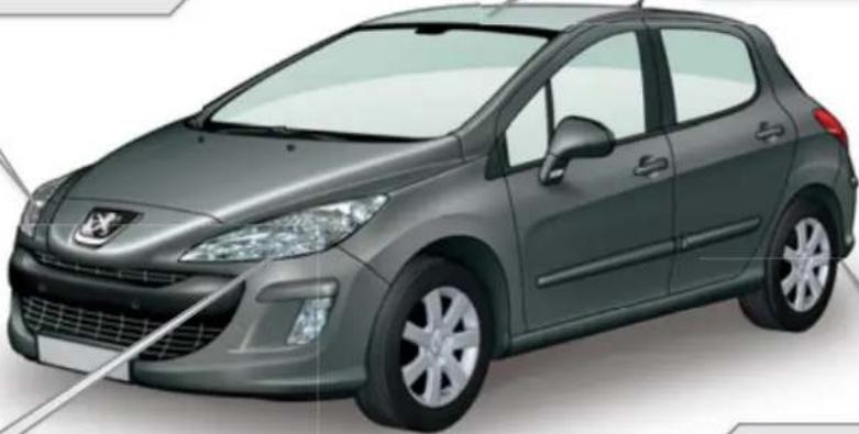 PEUGEOT 308 (2010) - Toit vitré panoramique - 1