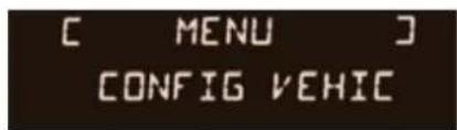 [ MENU ] CONFIG VEHIC