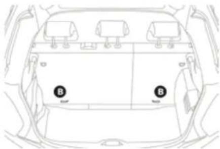 PEUGEOT 208 (2015) - Fixations "ISOFIX" - 2