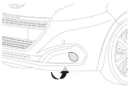 PEUGEOT 208 (2015) - Changement des feux diurnes / de position (diodes électroluminescentes-LED) - 1