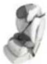 PEUGEOT 208 (2015) - Fixation ceinture 3 points - 3